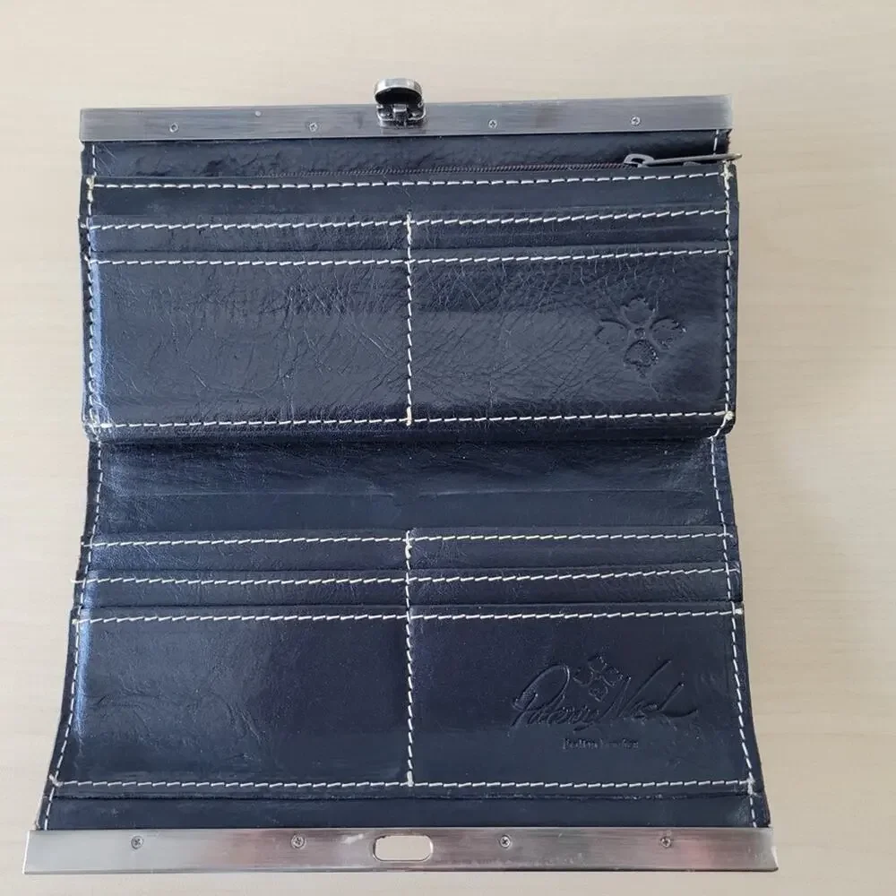 Patricia Nash Embossed Brown leather Wallet